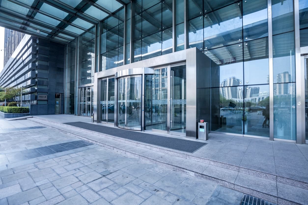 Commercial security camera and access control planning for a business property