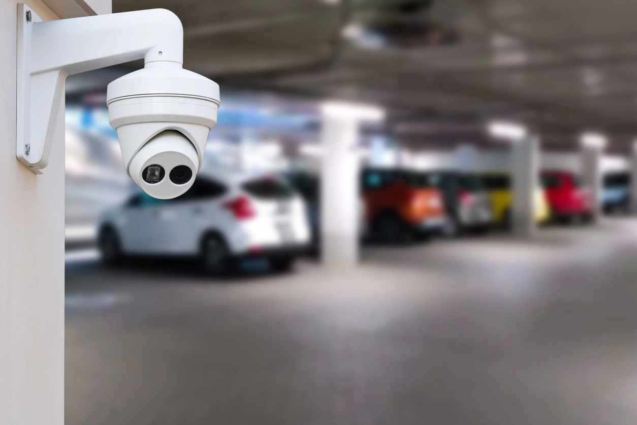 remote parking lot surveillance monitoring