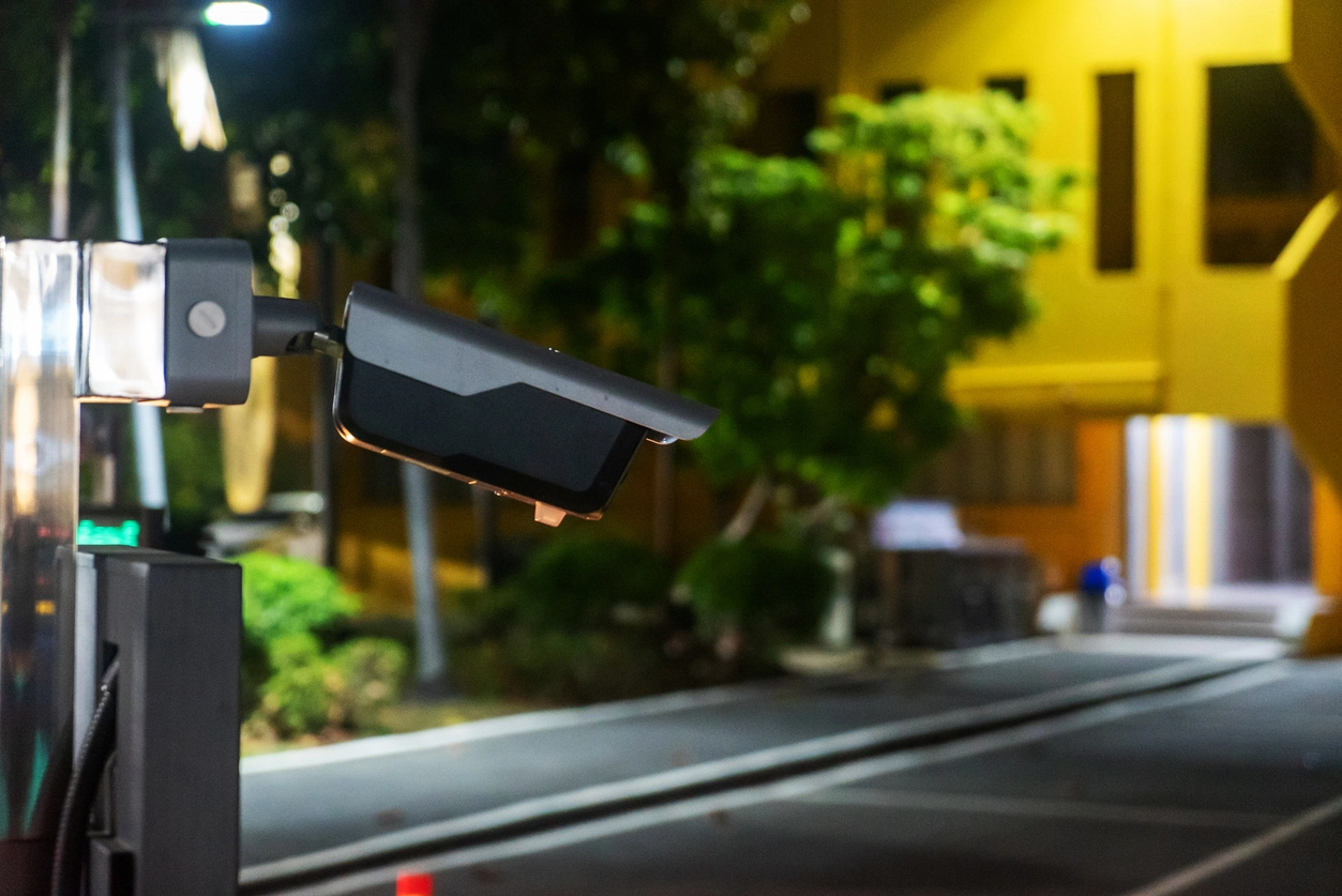 plant exterior and yard safety surveillance cameras