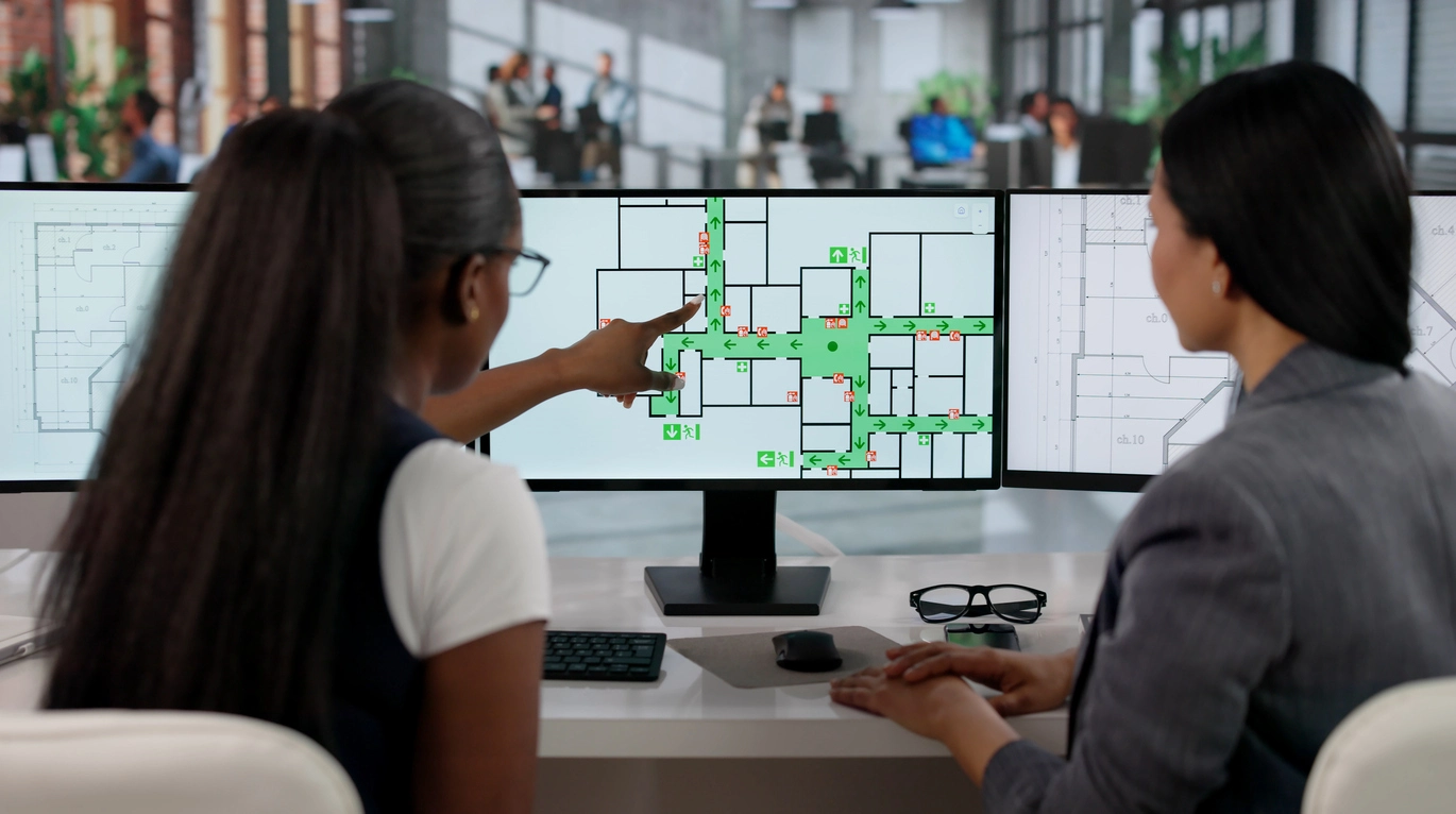 commercial video analytics dashboard used to filter and review surveillance events