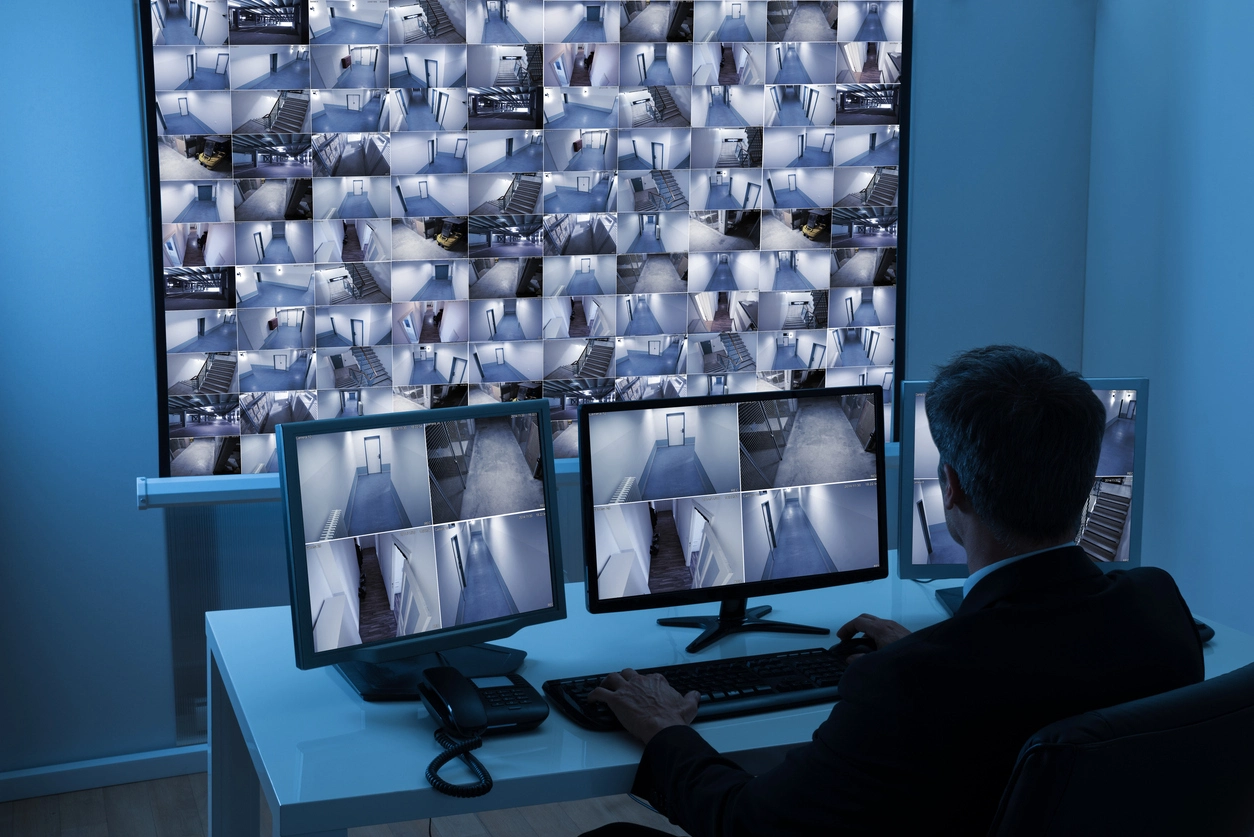 network video recorder managing warehouse security camera footage