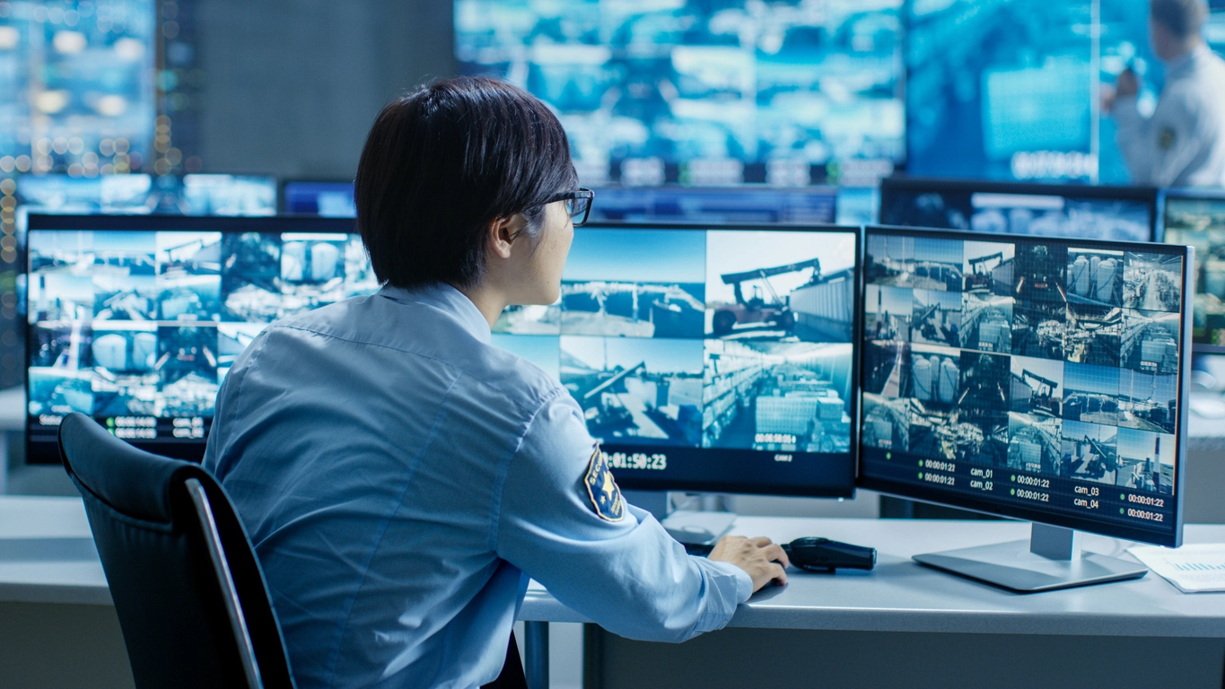 warehouse surveillance video storage system for multiple security cameras