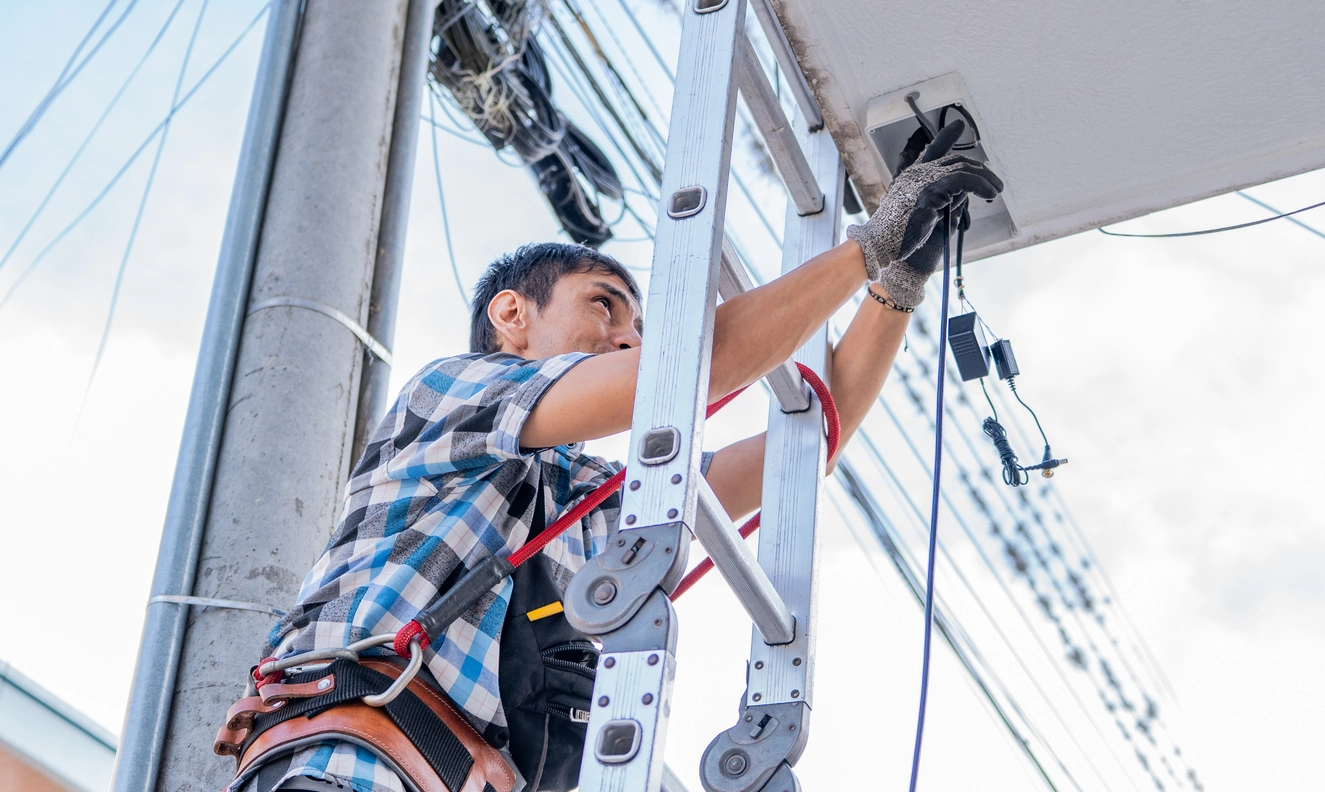 Commercial security camera installation gallery preview