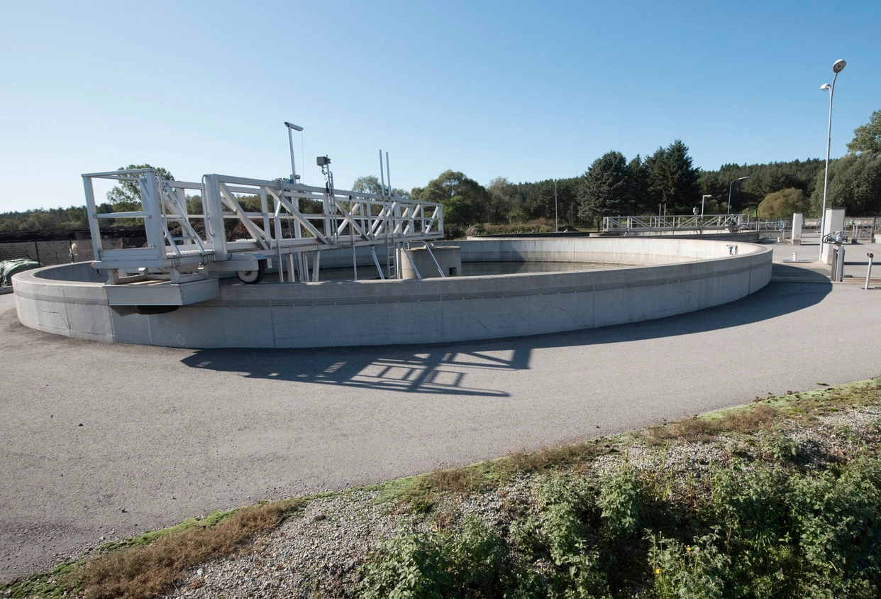 security camera monitoring pump station and water treatment equipment area
