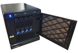 rack-mounted Windows-based camera servers