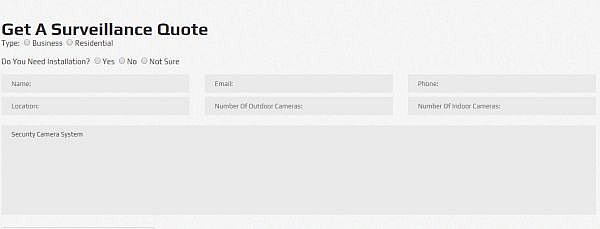 Fill Out A Quote Request