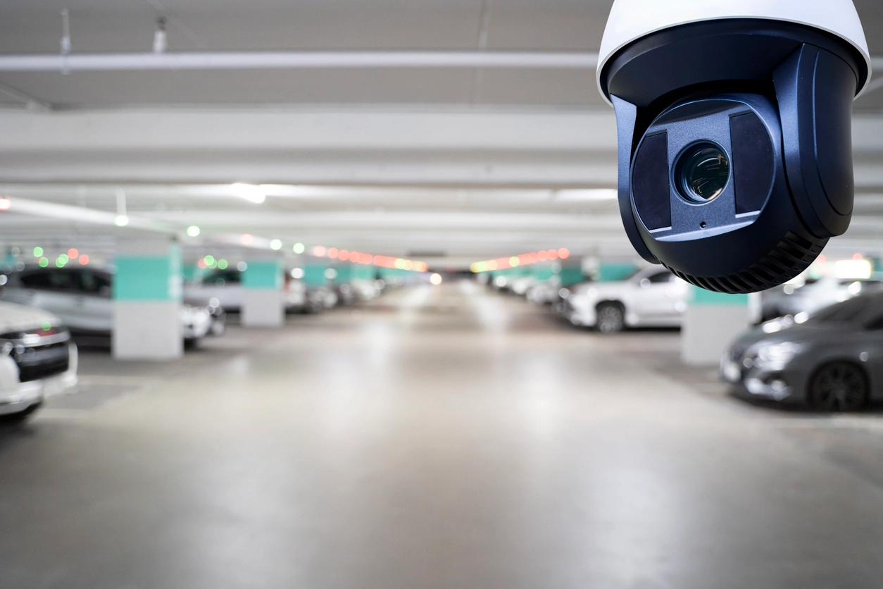 parking lot security cameras used for crime prevention and investigation