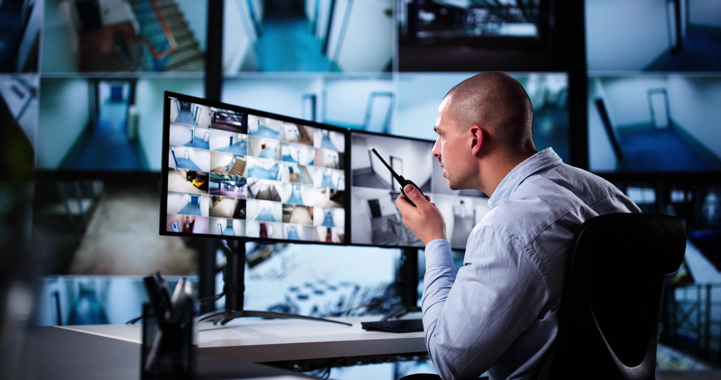 remote viewing dashboard showing multiple business security camera locations